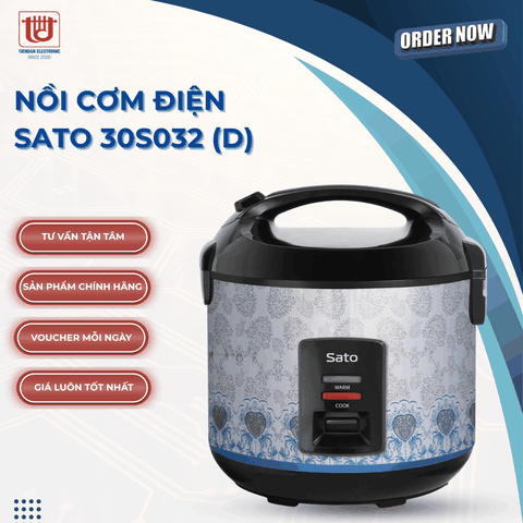 Sato Nồi Cơm Điện 30S032(D) - Dung tích 3L
