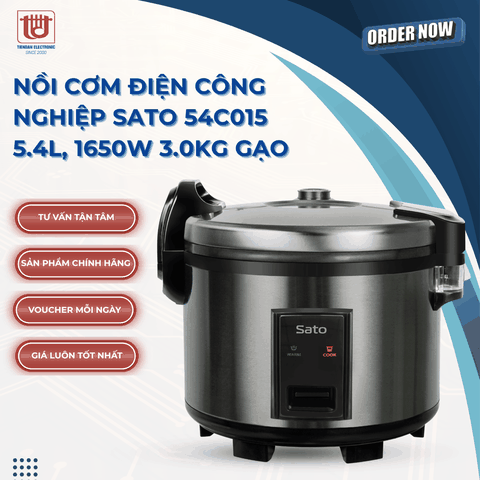 Sato Nồi Cơm Điện Công Nghiệp 54C015 - Dung tích 5.4L