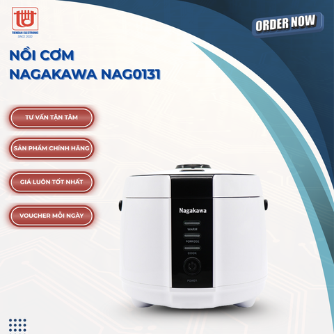 Nagakawa Nồi Cơm Điện Đa Năng NAG0131 - Dung tích 1.2L