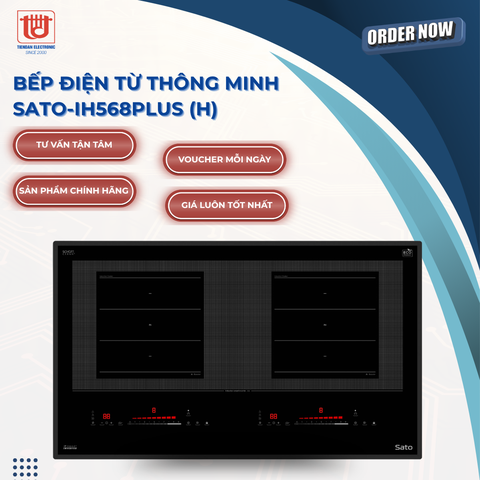 Sato Bếp Điện Từ Đôi IH568Plus (H)