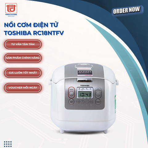 Toshiba Nồi cơm điện tử RC18NTFV - Dung tích 1.8L