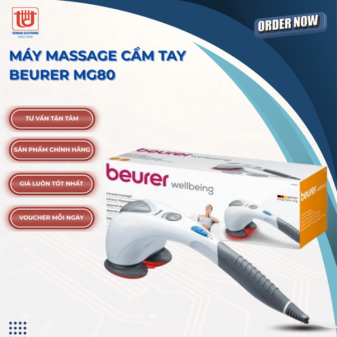 Beurer Máy Massage Cầm Tay Có Đèn Hồng Ngoại MG100