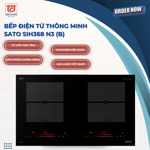 Sato Bếp Điện Từ Đôi SIH368 N3 (B)