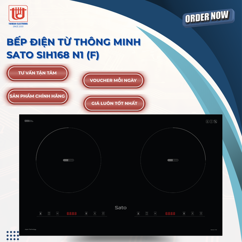 Sato Bếp Điện Từ Đôi SIH168 N1 (B/F)