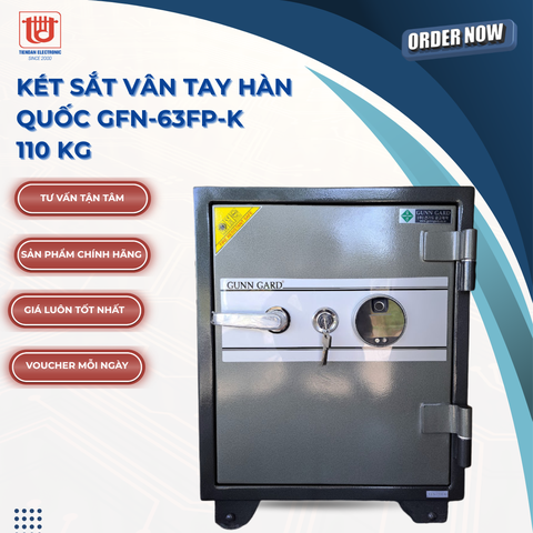 Gunngard Két sắt vân tay Hàn Quốc GFN-63FP-K