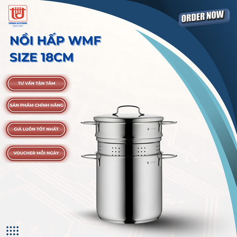 WMF Nồi Luộc Hấp Thép Không Gỉ Mini Pasta Pot - Size 18cm