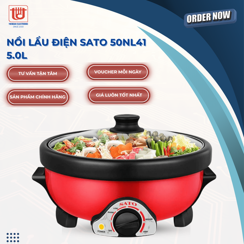 Sato Nồi Lẩu Điện Đa Năng 50NL41