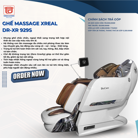 Dr. Care  Ghế Massage Xreal DR - XR 929S