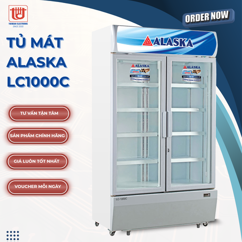 Alaska Tủ mát 2 cánh LC1000C - Công suất 470W