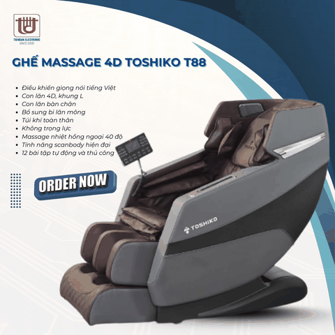 Toshiko Ghế Massage 4D T88