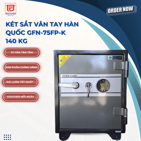 Gunngard Két sắt vân tay Hàn Quốc GFN-75FP-K