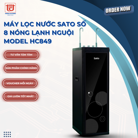 Sato Máy Lọc Nước Nóng Lạnh Nguội HC849D