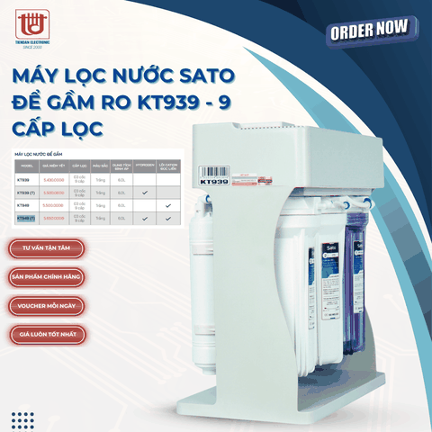 Sato Máy Lọc Nước Để Gầm KT939 (T)