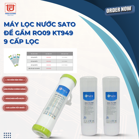 Sato Lõi Lọc Máy Lọc Nước số 1, 2, 3