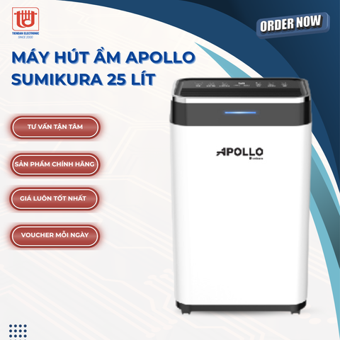 Sumikura Máy Hút Ẩm Apollo 25 Lít NV-250Apollo