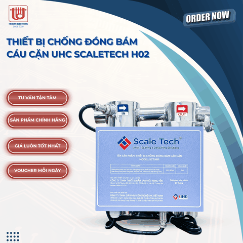 Thiết bị xử lý nước chống đóng bám cáu cặn, Canxi đá vôi Scaletech H02