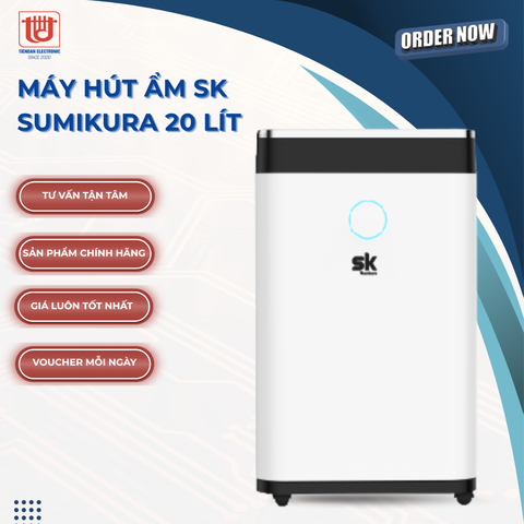 Sumikura Máy Hút Ẩm SK 20 Lít SK-220LA