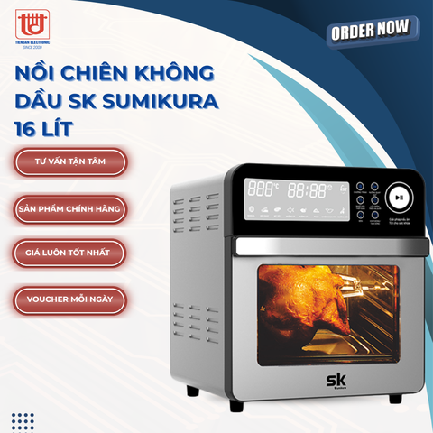 Sumikura Nồi chiên không dầu SK 16L SKAF-16TZA