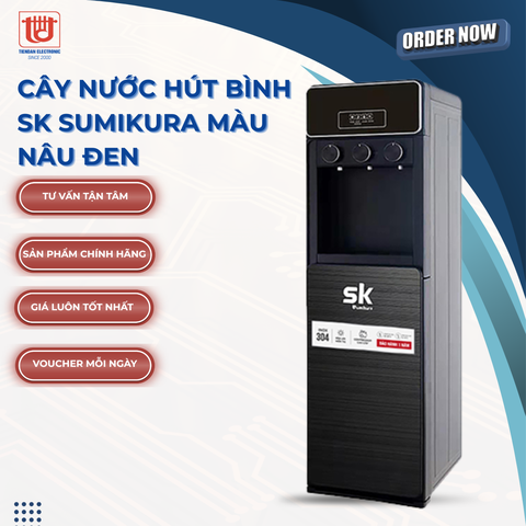 Sumikura Cây nước hút bình SK màu nâu đen SKW-206C