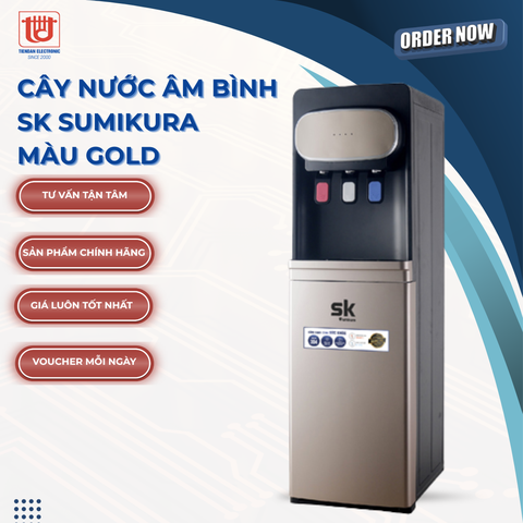 Sumikura Cây nước âm bình SK màu gold SKW-203