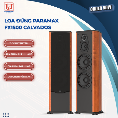 Paramax Loa Đứng Karaoke & Nghe Nhạc FX1500 Calvados