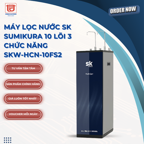 Sumikura Máy lọc nước SK 10 lõi 3 chức năng SKW-HCN-10FS2
