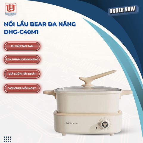 Nồi lẩu điện đa năng 7 in 1 Bear DHG-C40M1