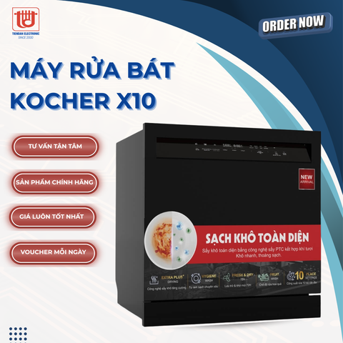 Kocher Máy rửa bát X10