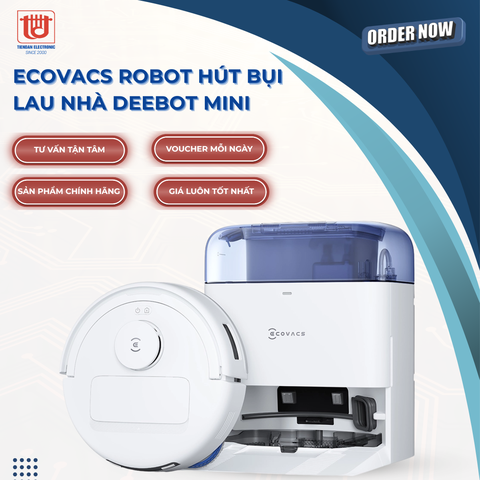 Ecovacs Robot hút bụi lau nhà Deebot Mini