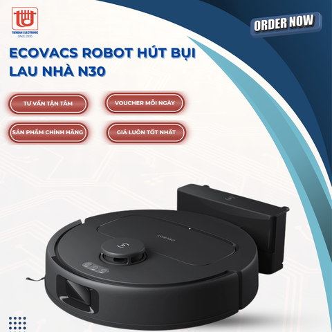 Ecovacs Robot hút bụi lau nhà Deebot N30