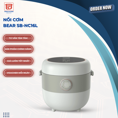 Nồi cơm điện 1.6L Bear SB-NC16L