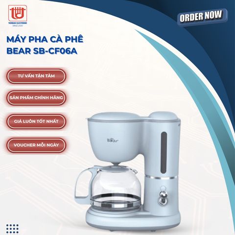 Máy Pha Cà Phê Mini Bear SB-CF06A - Công suất 550W