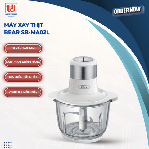 Máy Xay Thịt Bear SB-MA02L - Dung tích 2L