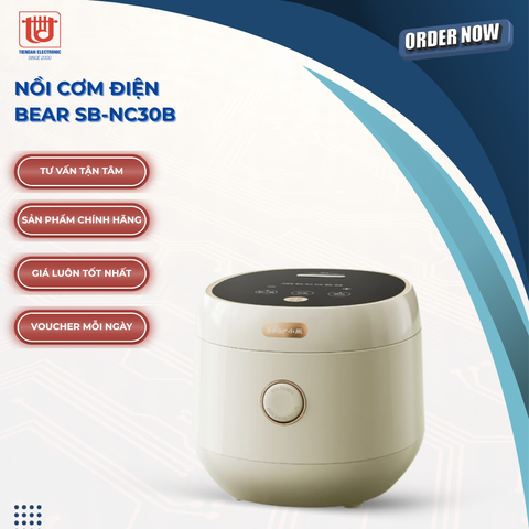 Nồi cơm điện 3L Bear SB-NC30B