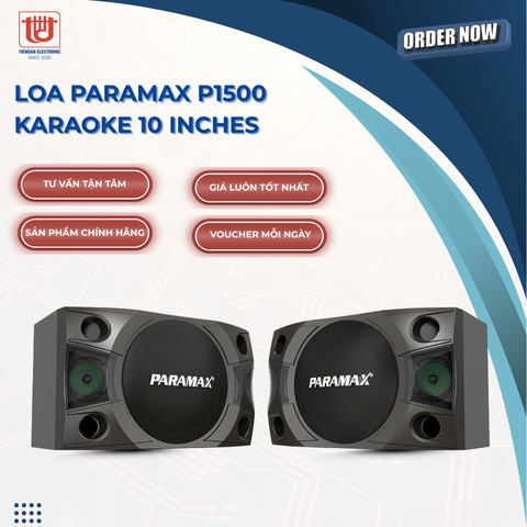 Paramax Loa Karaoke 10-Inches P1500