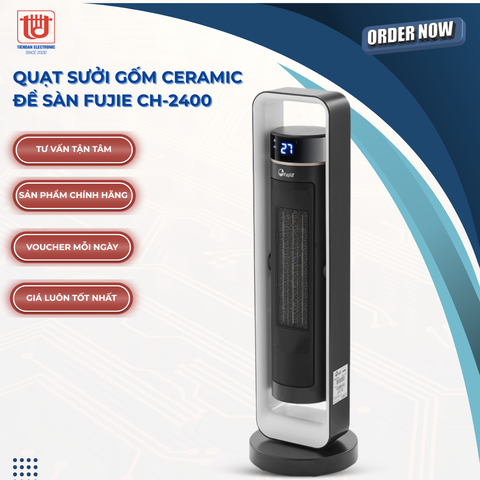 Fujie Máy sưởi gốm Ceramic để sàn CH-2400