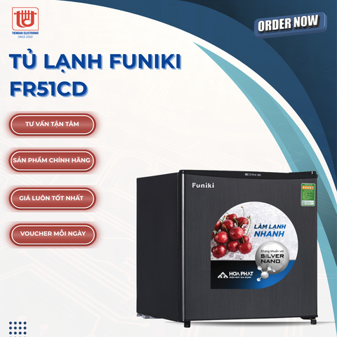Funiki Tủ lạnh FR 51CD - Dung tích 46L