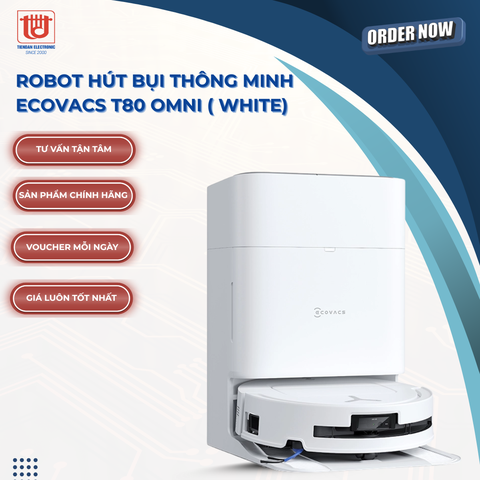 Ecovacs Robot Hút Bụi Lau Nhà Deebot T80 Omni