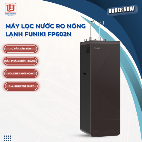 Funiki Máy lọc nước RO Hòa Phát nóng lạnh FP602N 11 lõi