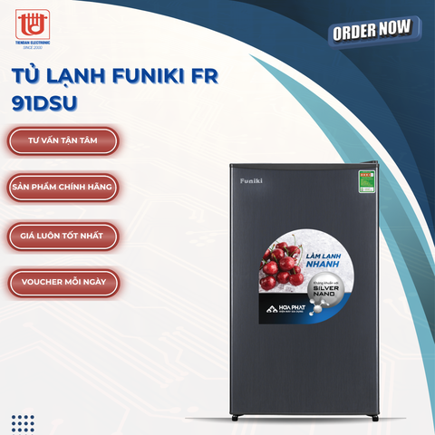 Funiki Tủ lạnh FR 91DSU - Dung tích 90L