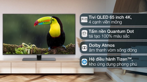 Smart Tivi QLED 4K 65 inch Samsung QA65Q80BAKXXV