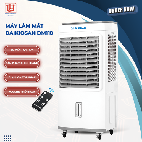 Daikiosan Máy Làm Mát DM118 - Quạt Điều Hòa