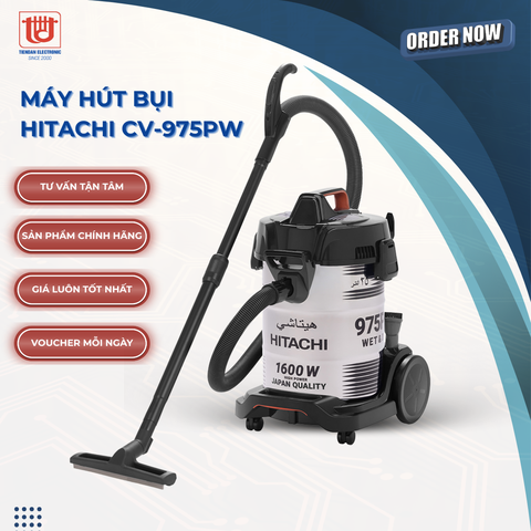 Hitachi Máy Hút Bụi CV-975PW - Công suất 1600W