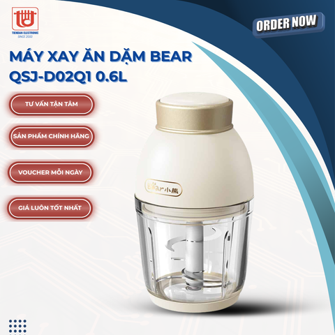Máy Xay Ăn Dặm Bear QSJ-D02Q1 0.6L
