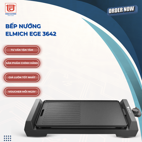 Elmich Bếp Nướng Điện EGE 3642 - Công suất 1800W