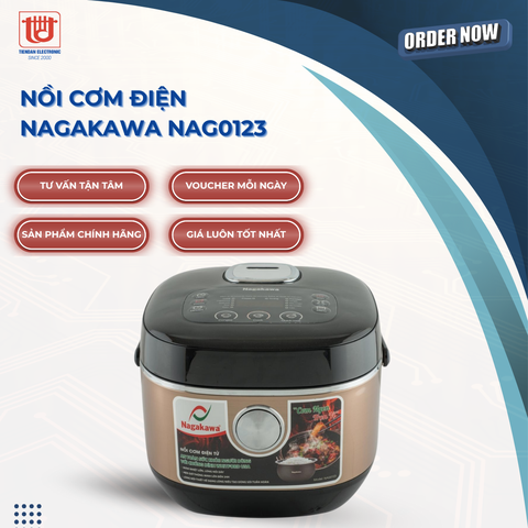 Nagakawa Nồi Cơm Điện Tử NAG0123 - Dung tích 1.5L