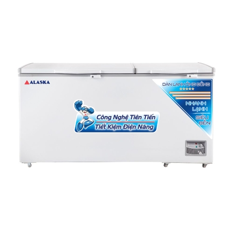 Tủ Đông Alaska HB-890C, 890 Lít Dàn Lạnh Đồng