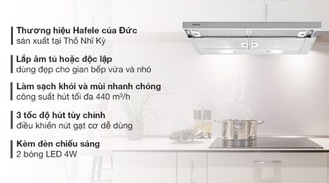 Máy hút mùi âm tủ Hafele HH-S70A (533.89.031)
