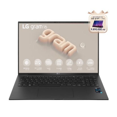 Laptop LG Gram 2023 16Z90R-E.AH75A5 (i7-1360P/RAM 16GB/512GB SSD)