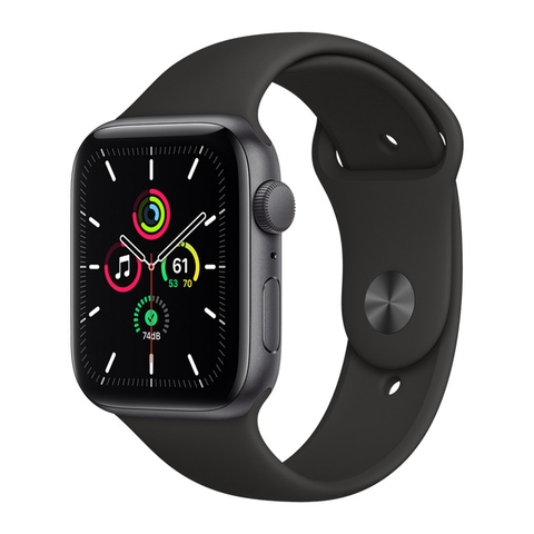 Đồng hồ Apple Watch SE 2 GPS, 44mm Gold Aluminium Case with Starlight Sport Band – Regular – MKQ53
